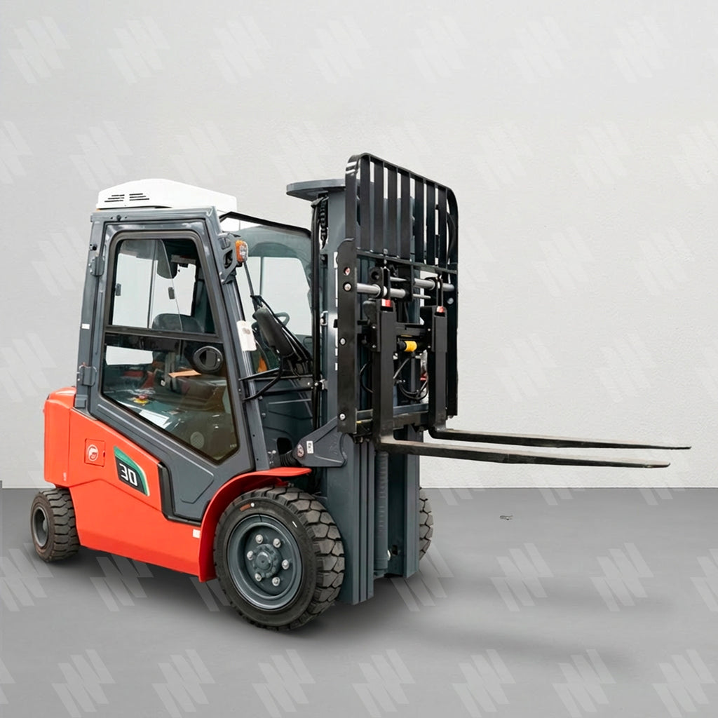 Montacargas Eléctrico 3 toneladas 4.8 metros con 4ta Válvula