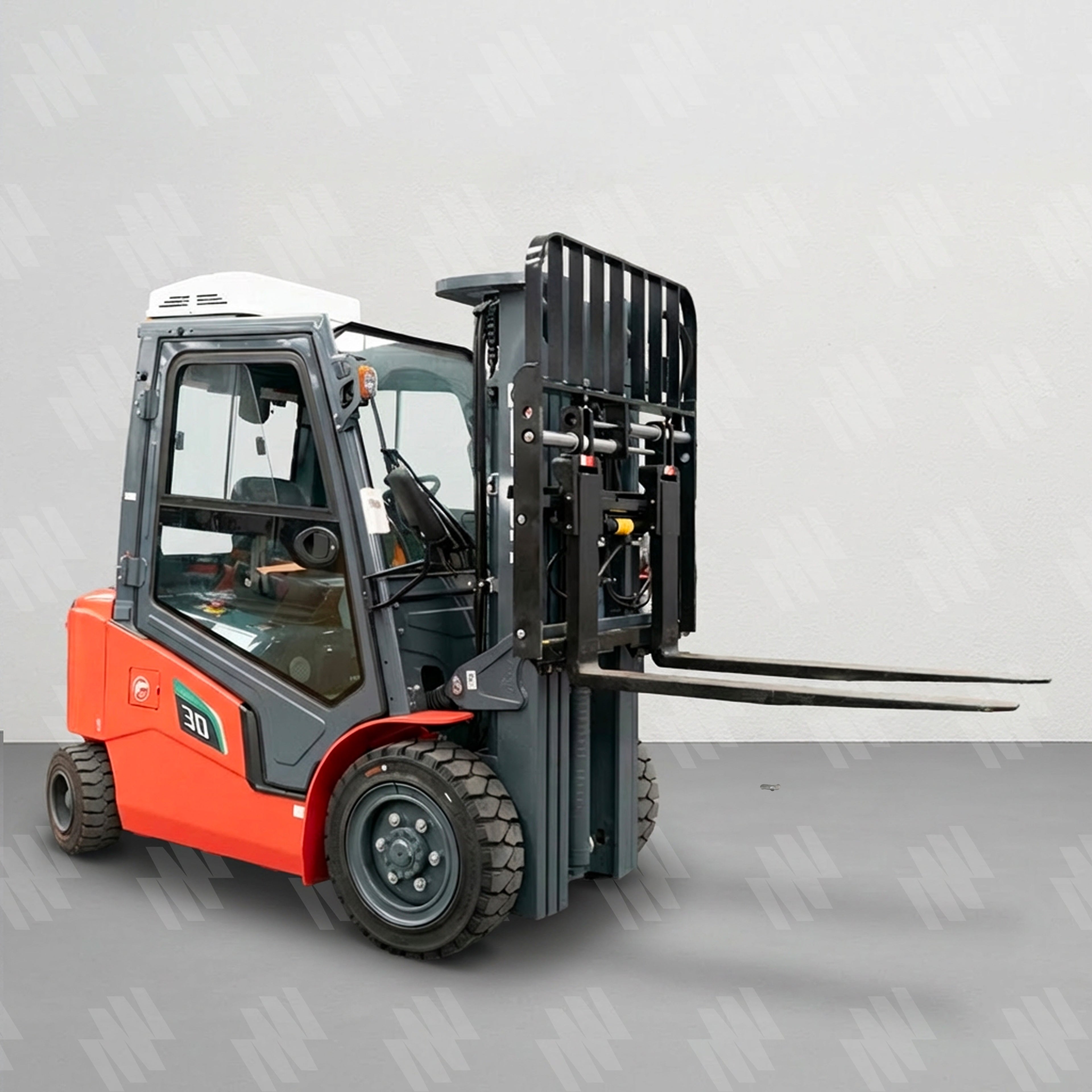 Montacargas Eléctrico 3 toneladas 4.8 metros con 4ta Válvula