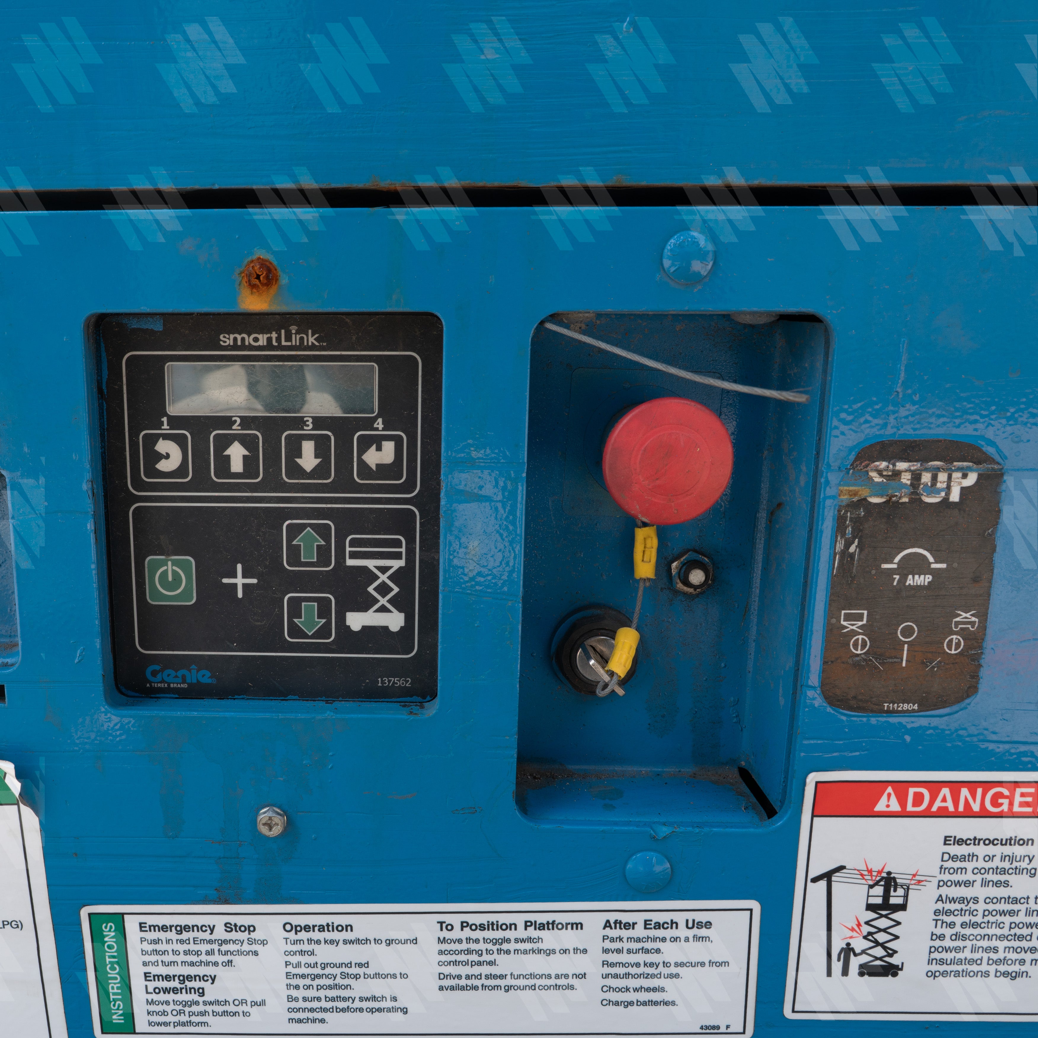 Plataforma de Tijera Eléctrica 19 Pies