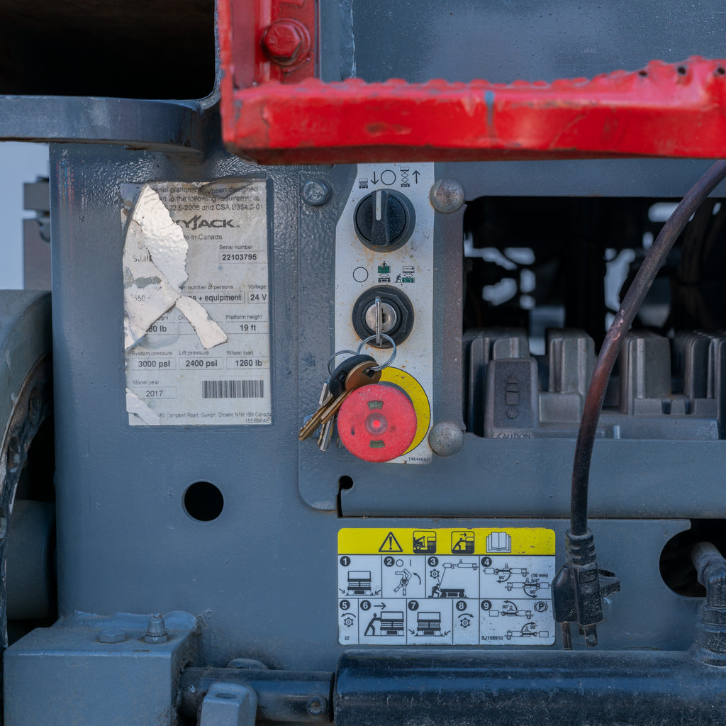 Plataforma de Tijera Eléctrica 19 Pies