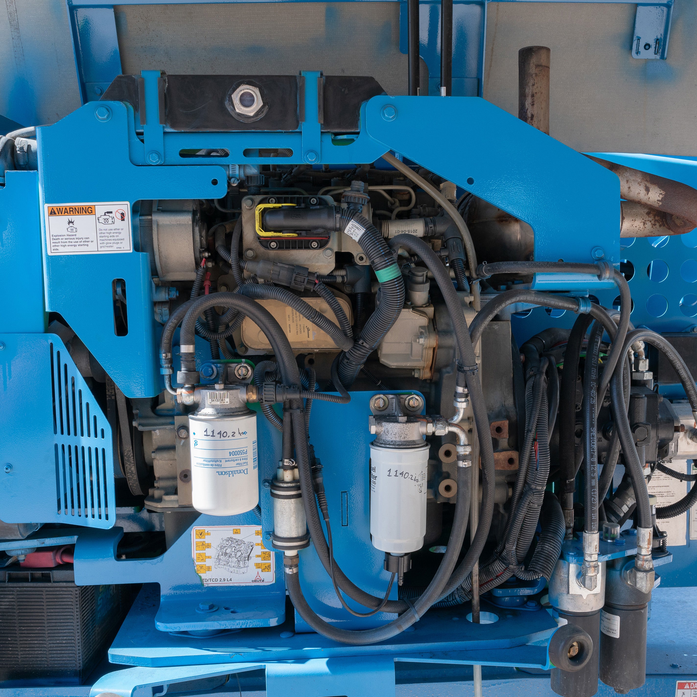 Plataforma Articulada de Combustión 45 Pies